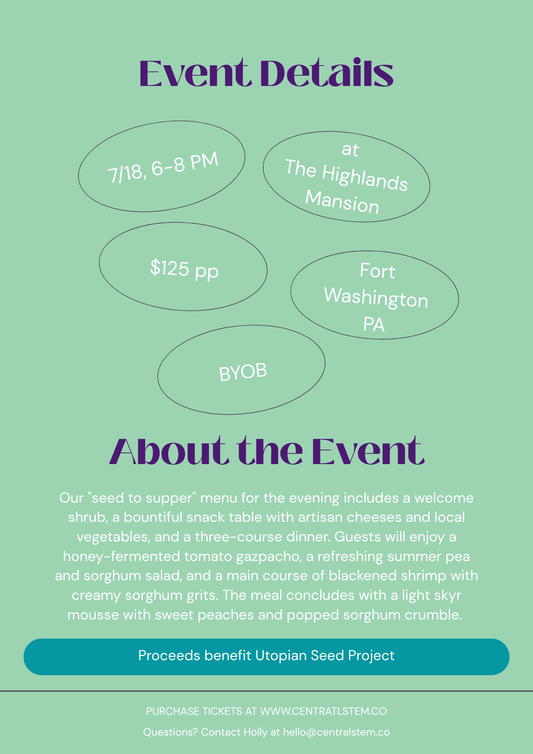 In the Spirit of Sorghum: A Seed to Supper Experience