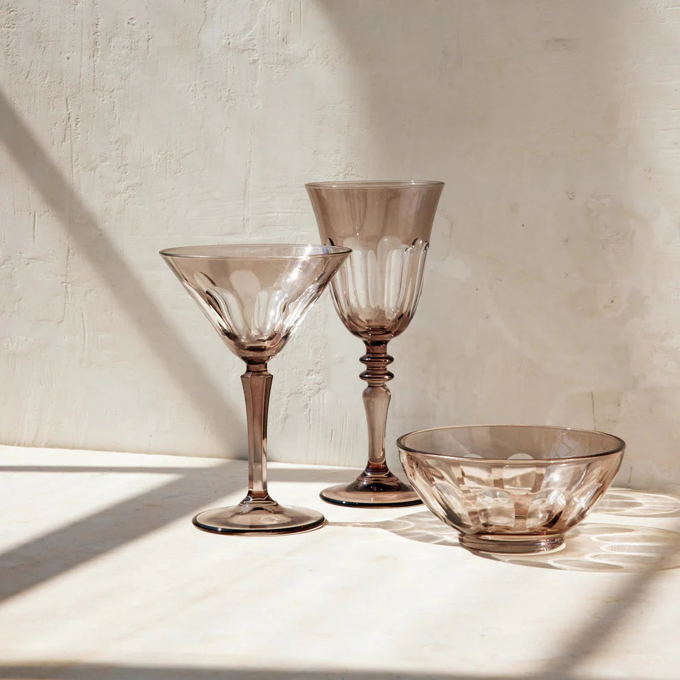 Rialto Glass Bowl | Smoke | Set of 2