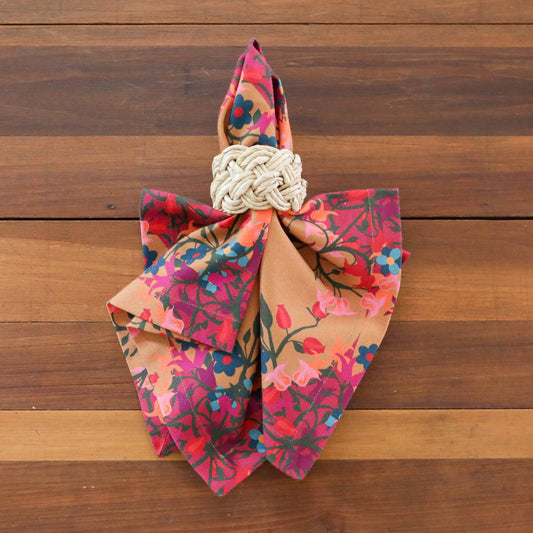 Blumen Napkins | Orange | Offcut Version | Set of 6