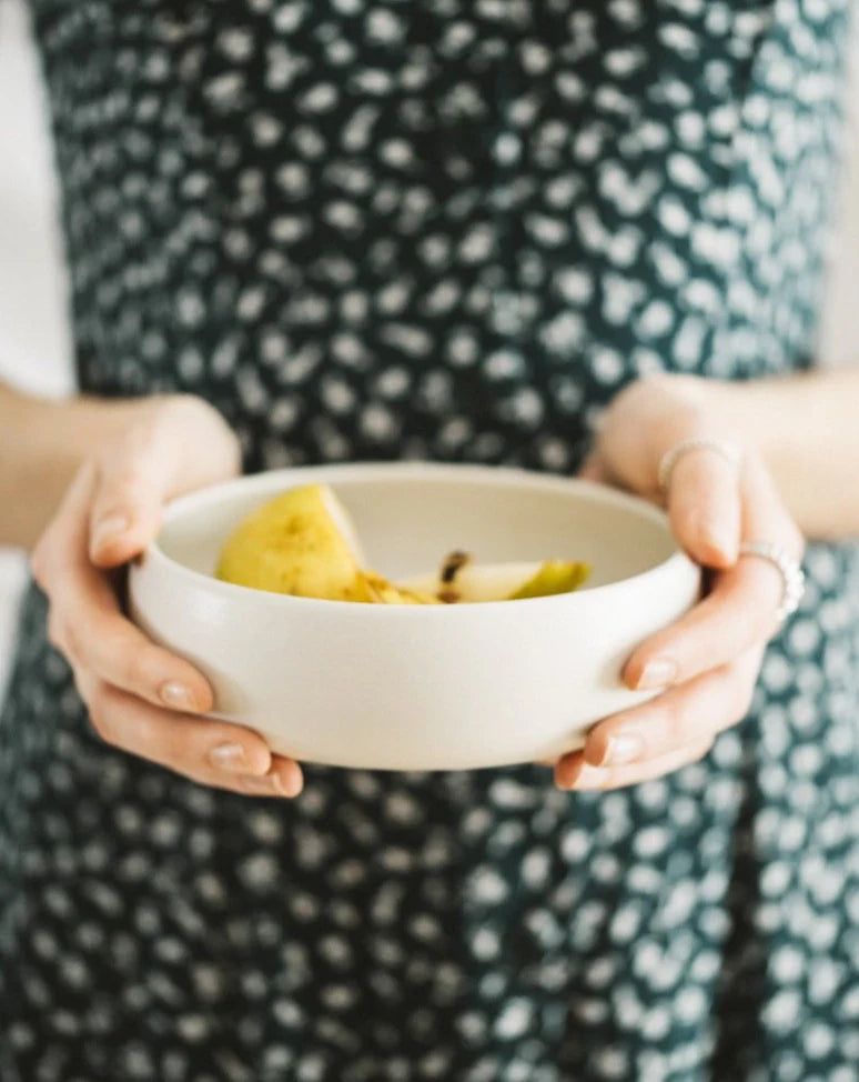 Stoneware Tapas Bowl | White