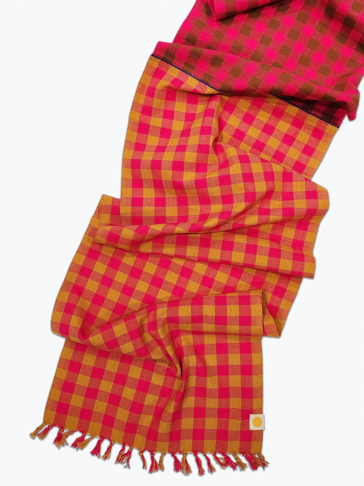 Chunky Plaid Table Runner | Dahlia