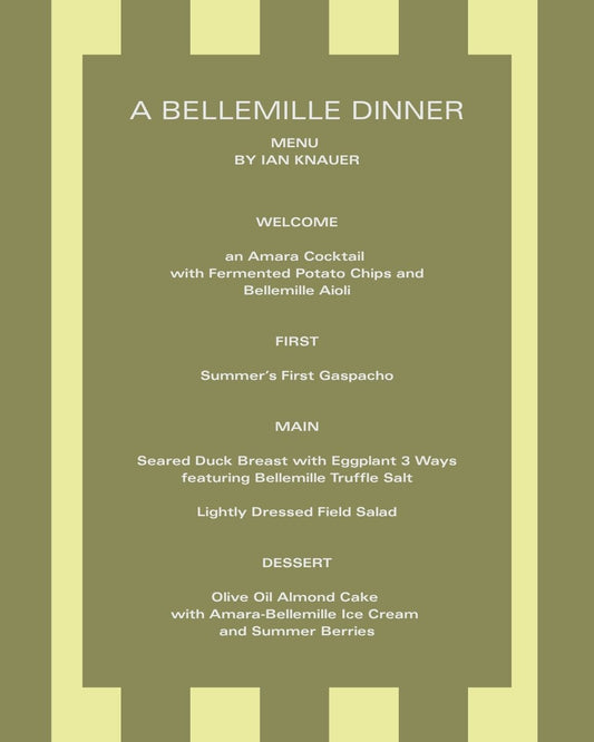 A Bellemille Dinner