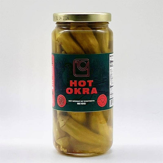 Marsh Hen Mill Hot Okra | 19 oz.