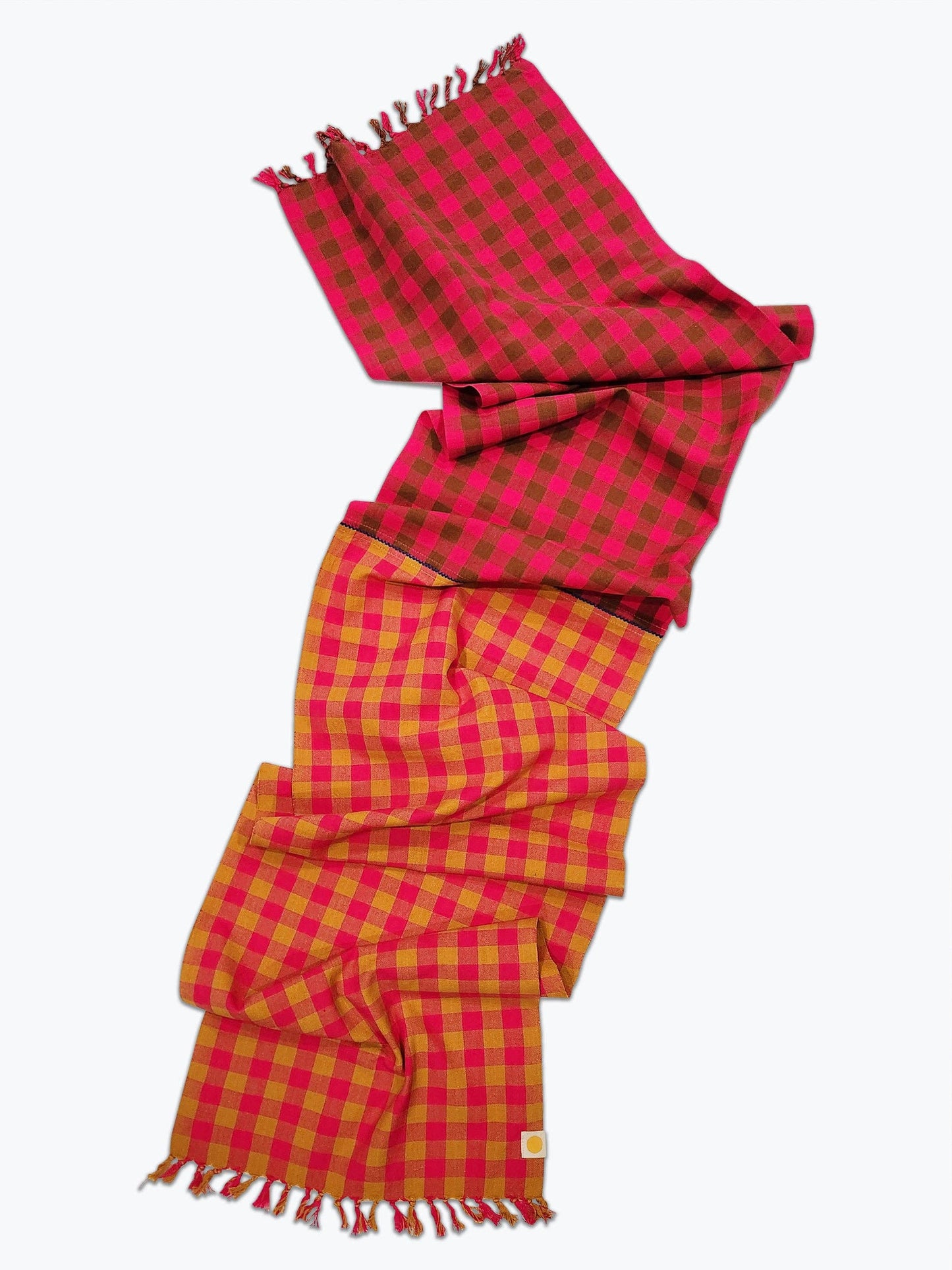 Chunky Plaid Table Runner | Dahlia