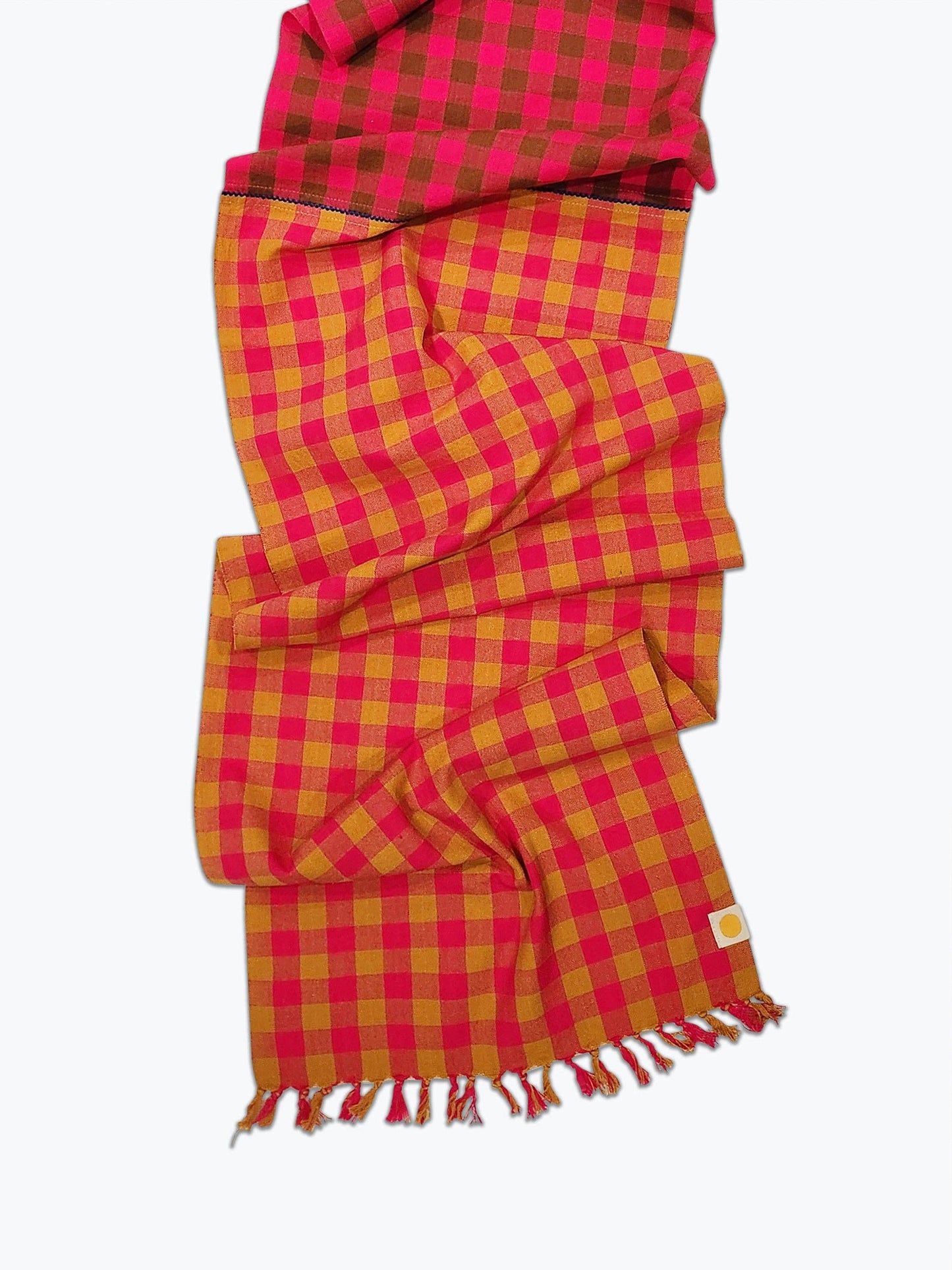 Chunky Plaid Table Runner | Dahlia