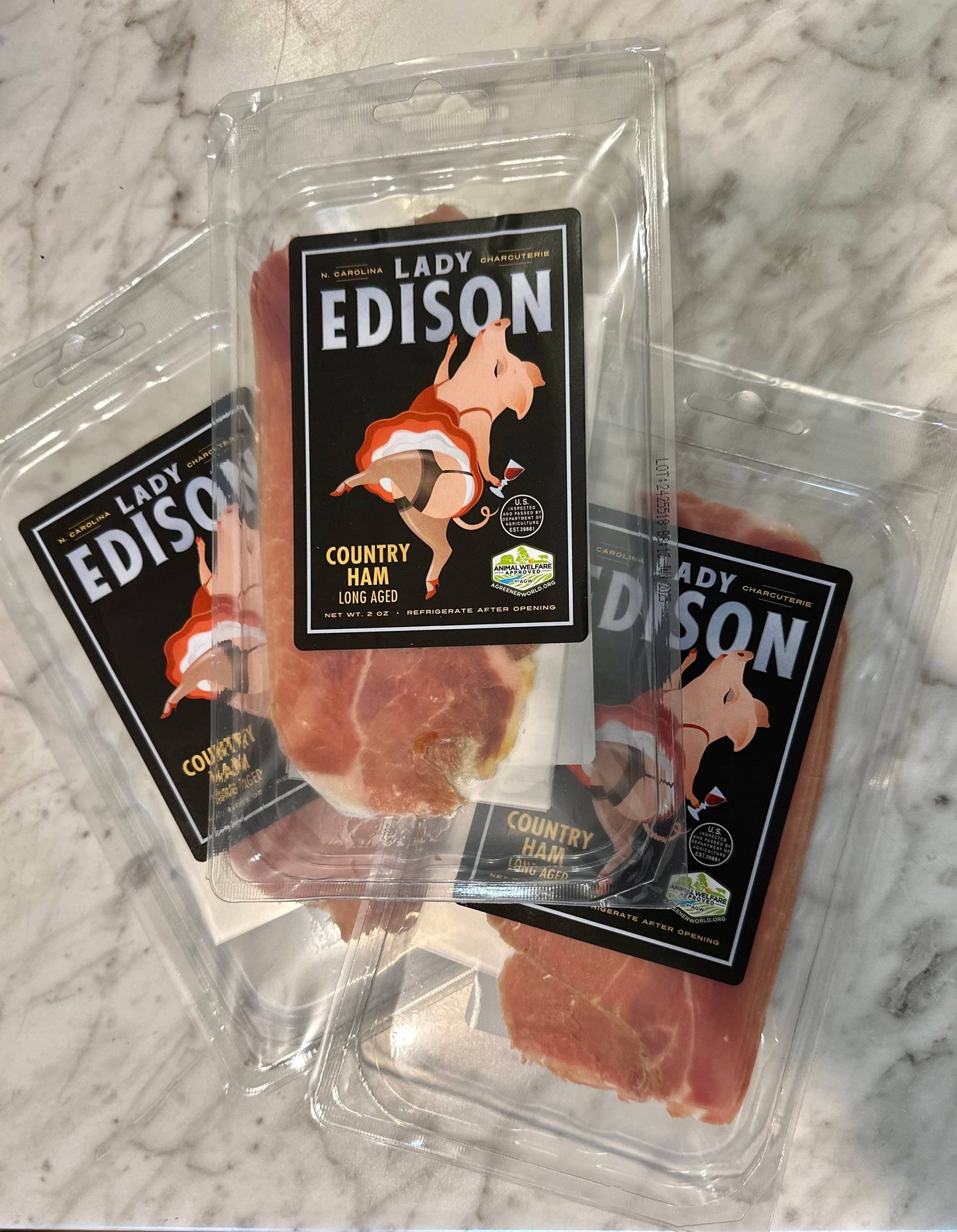 Lady Edison Thin-Sliced Country Ham | 2 oz.