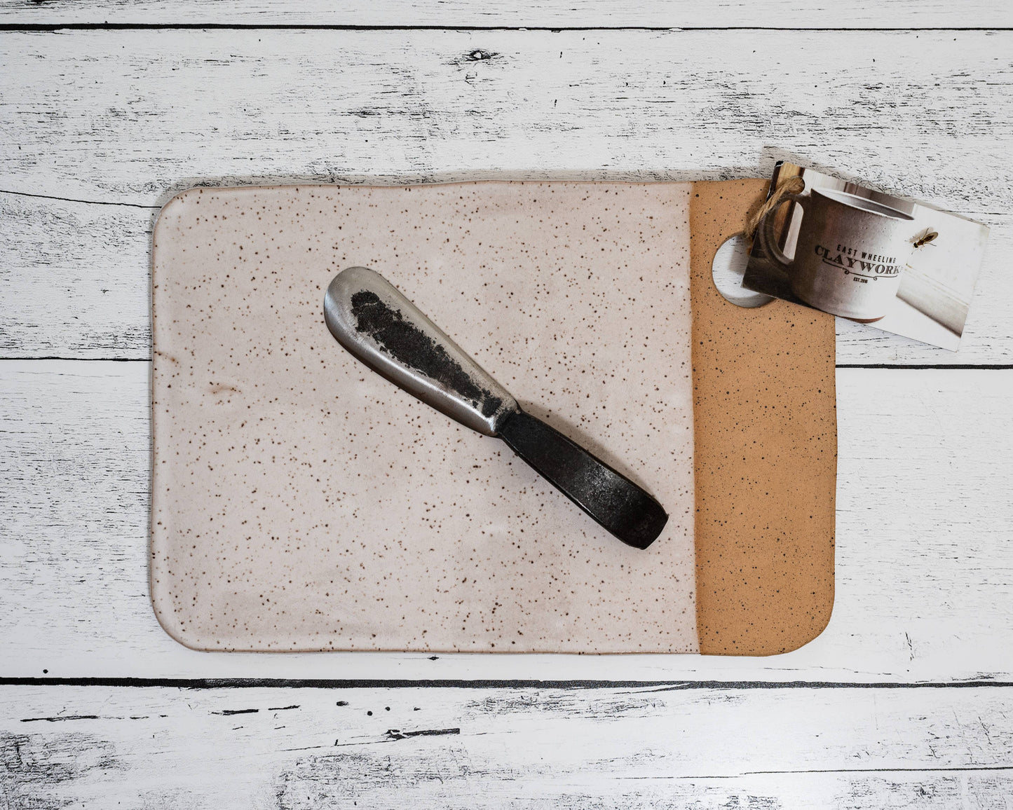 Pottery Cheese Board | East Wheeling Clay Works