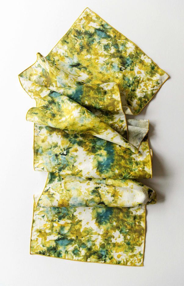 Marble Table Runner | Green
