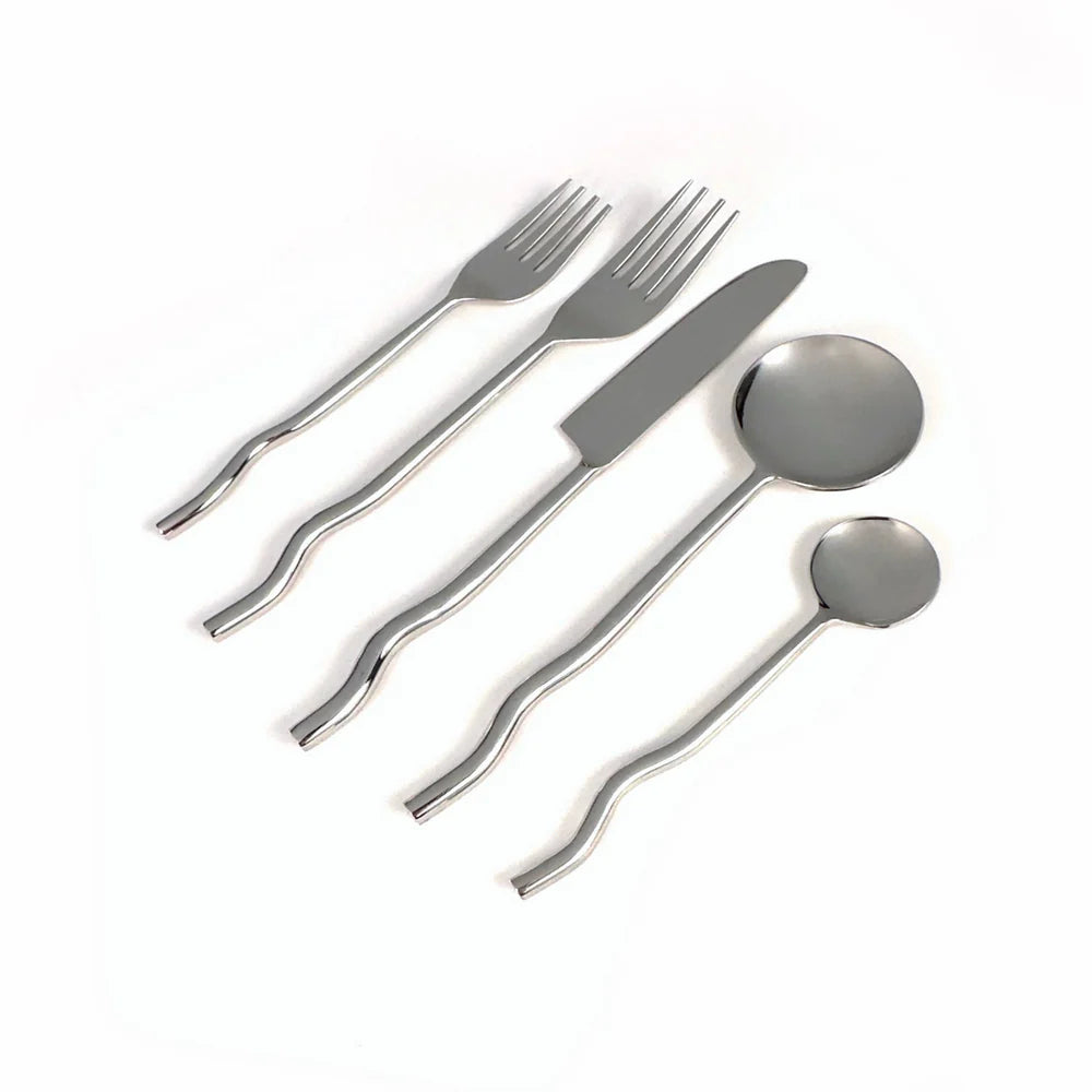 Emma Silver Flatware | Set of 20