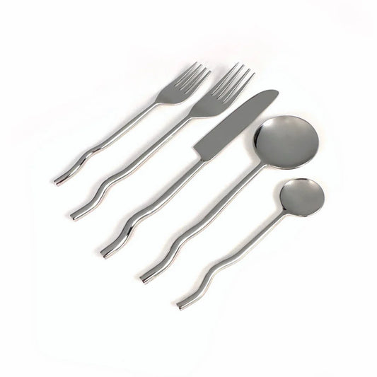 Emma Silver Flatware | Set of 20