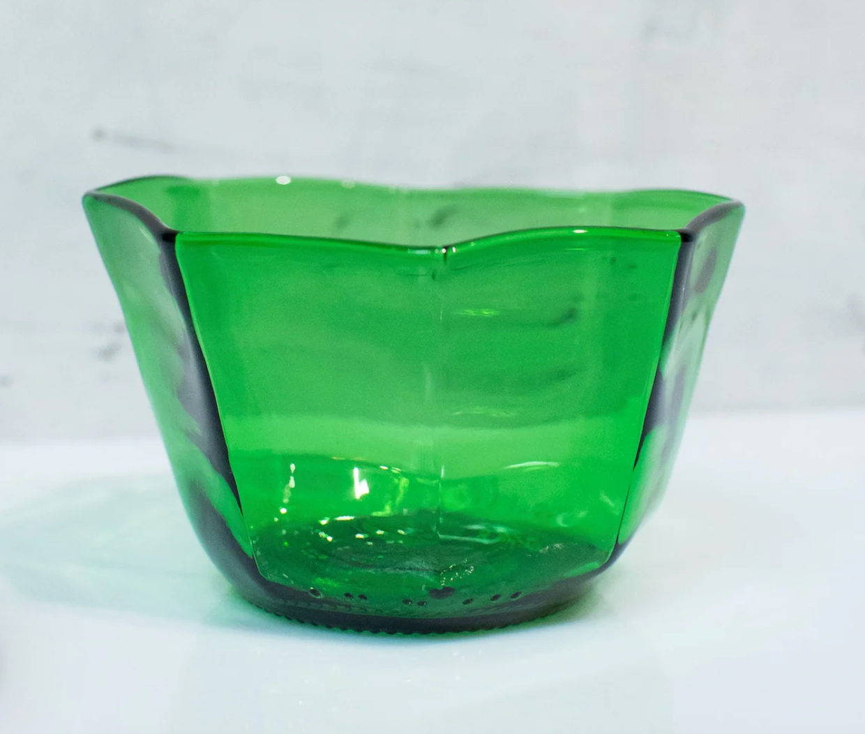 Recycled Glass Snack Bowl | Assorted Colors