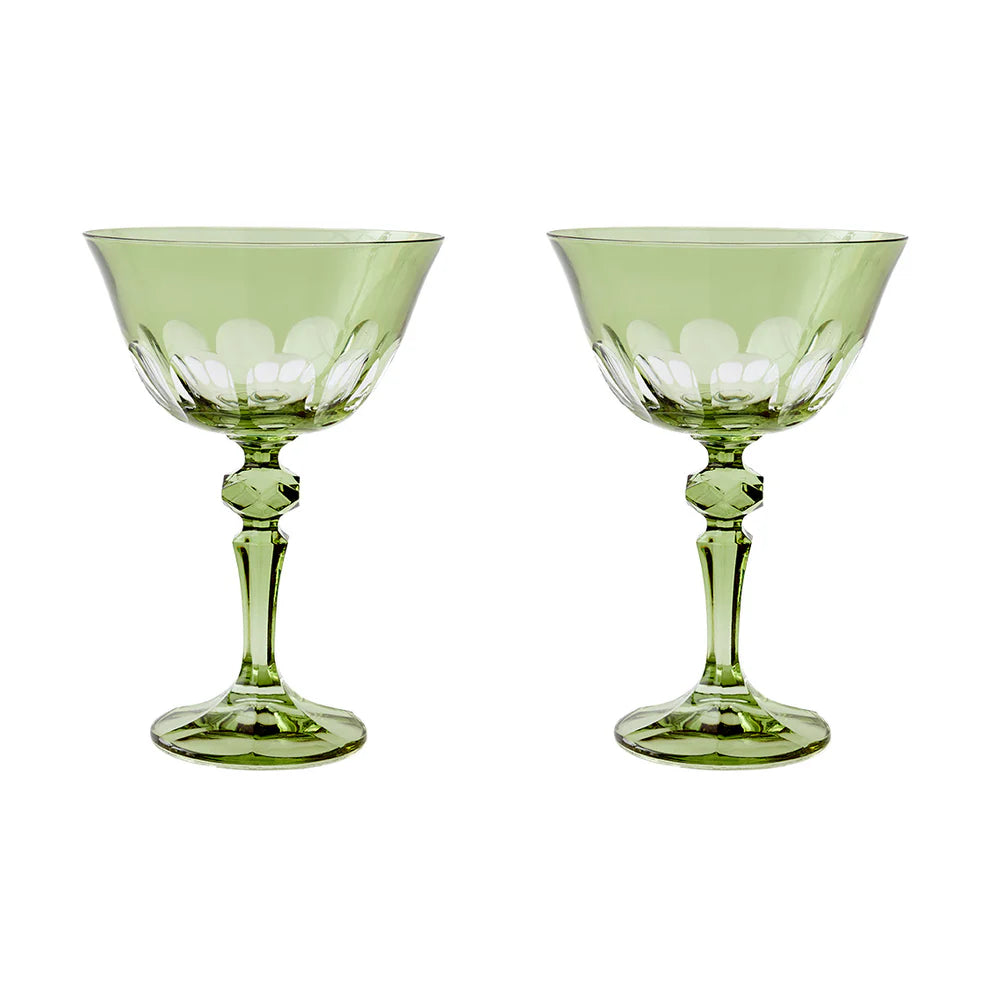 Rialto Coupe Glass | Honeydew