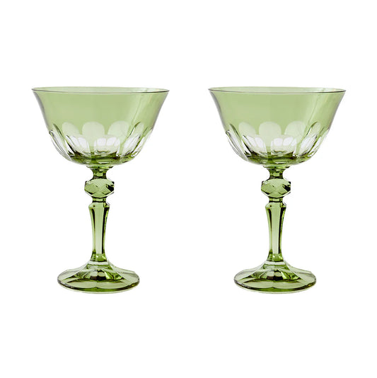 Rialto Coupe Glass | Honeydew
