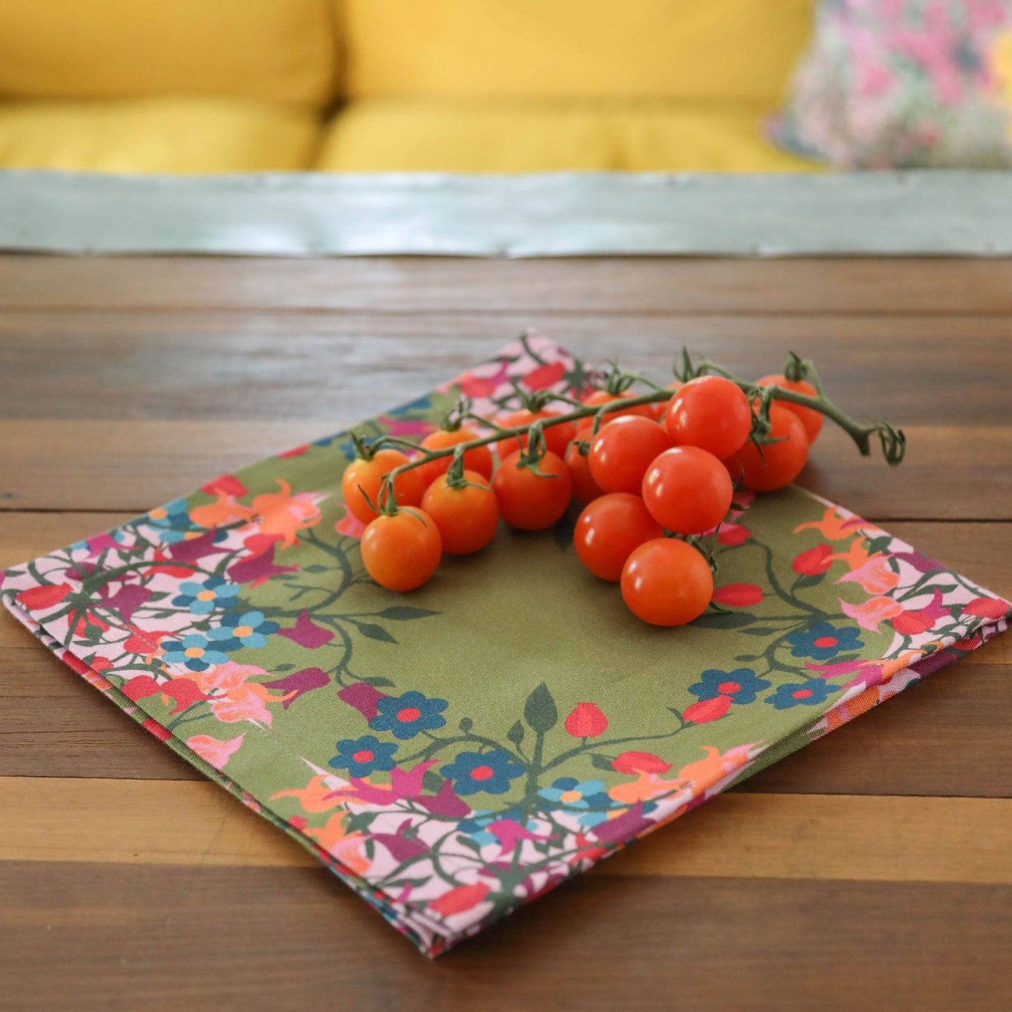Blumen Napkins | Green | Offcut Version | Set of 6