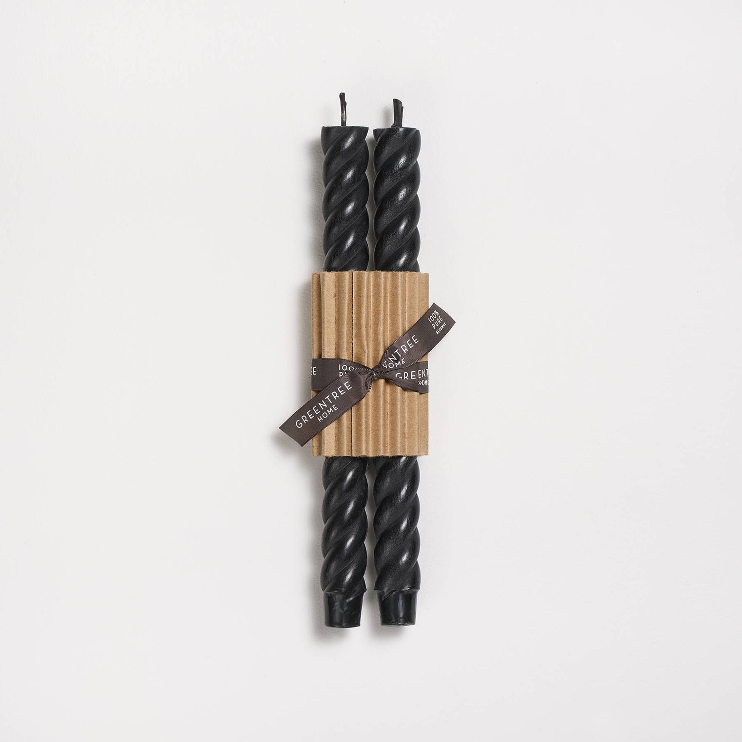 10" Rope Taper Candles | Antique