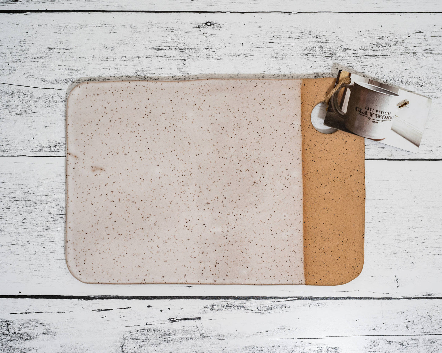 Pottery Cheese Board | East Wheeling Clay Works